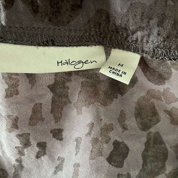 Halogen Cap Sleeve Silk Blend Blouse - Picture 6 of 7